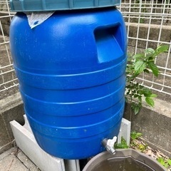DYI 雨水溜めガーデニング用