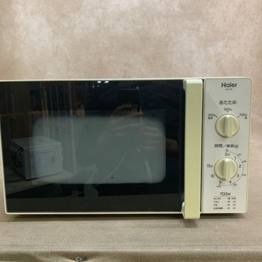 家電 キッチン家電Haier ハイアール 60Hz専用 電子レンジ ターンテーブルタイプ JM-17E 西日本専用 2014年製 中古