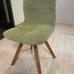 椅子二脚セット：家具 椅子 ダイニングチェア　5000円