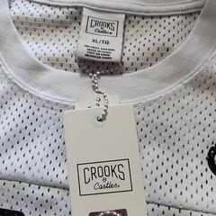 新品未使用CROOKS & CASTLESのフッボールシャツ！の画像