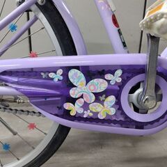 【ジュニア自転車】ブリヂストン22型　ラベンダー