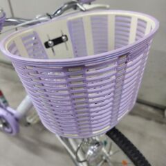 【ジュニア自転車】ブリヂストン22型　ラベンダー