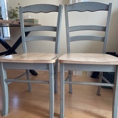 2つセットカントリー家具 ダイニングチェア　イス　1つ