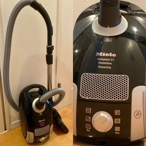 値下げしました！【ペットの毛よく吸います！】☆ミーレ掃除機☆