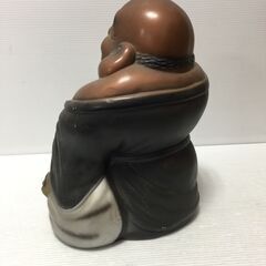 ○【0円あげます！】布袋様 貯金箱 和風人形 置き物 日本人形 オブジェ インテリア 雑貨 和室 小物(NF240608)Zi-1706の画像