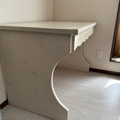 カントリー 机　勉強机の画像