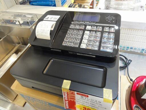 リサイクル品 CASIO 電子レジスタ SR-S200-EX-BK　N-219