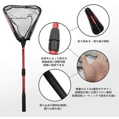 折りたたみタモ網 ランディングネット 虫取り網の画像