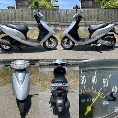 ☆AF62ディオ低燃費4スト☆シート・プラグ・グリップなど新品交換^_^色々整備で快調☆50cc原付スクーター☆の画像