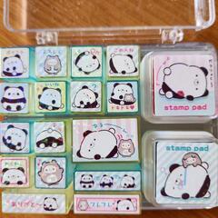 パンダさんスタンプの画像