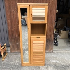 ★鏡付き ミラー付き★靴箱 シューズボックス★収納家具 キャビネット★