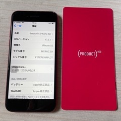 iPhone SE(第2世代)🟥赤64GB 極美品の画像