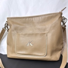 【美品】キタムラ KITAMURA  ショルダーバッグ ベージュ...