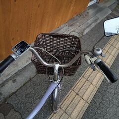 [Panasonic] ViVi(ビビ)SS・20吋電動アシスト自転車 3.1Ahバッテリー+充電器(パープル)の画像