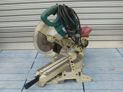 引き取り限定/福岡県・マキタスライド丸ノコ/ makita LS0812 100V 2 木工用 切断機/現状渡し・確認済み・中古品