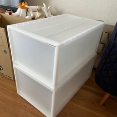 無印良品　PP衣装ケース大×2