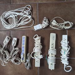 ９本まとめて　タップ　延長コード　コンセント　電源タップ 　電源...