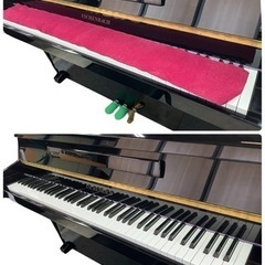 NO.1497【直接引取り限定】ESCHENBACH エッシェンバッハ U-1 アップライトピアノ 韓国製 鍵盤楽器 楽器 椅子付 中古の画像