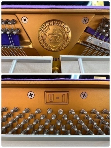 NO.1497【直接引取り限定】ESCHENBACH エッシェンバッハ U-1 アップライトピアノ 韓国製 鍵盤楽器 楽器 椅子付 中古 NO.1497【直接引取り限定】ESCHENBACH エッシェンバッハ U-1 アップ