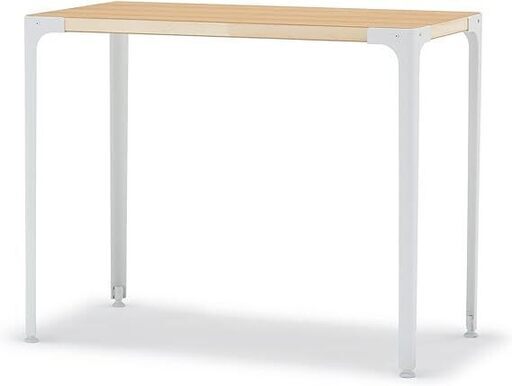 無印　MUJI　スチール脚　木製デスク