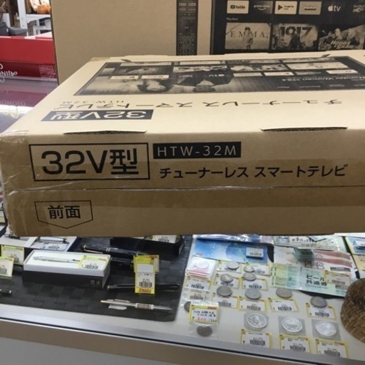 SION チューナーレススマートテレビ 32V型 型番HTW-32M 2022年製 エキスパート藤沢辻堂