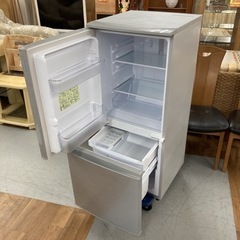 S744 ⭐ SHARP 2ドア冷蔵庫 (137L 両開き) 20年製 SJ-D14F⭐ 動作確認