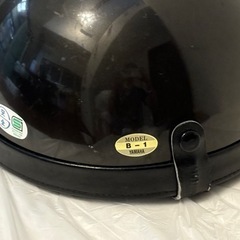 バイク用　ヘルメット　黒色　Aの画像