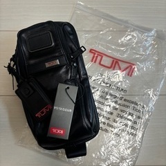【未使用】 Tumi トゥミ　レザー　ショルダーバッグ 
の画像