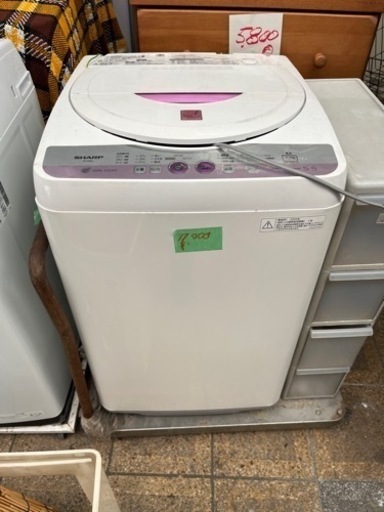 家電 生活家電 洗濯機シャープ　2009