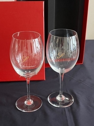 バカラ　ペアワイングラス　未使用品