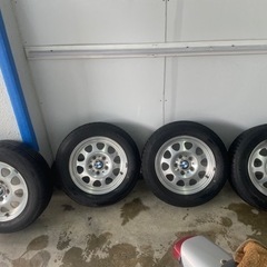 ✨決まりました✨BMW E36 純正アルミ・国産タイヤセット