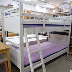 商談中　ニトリ　２段ベッド　リク　マットレス２枚付き　セパレートOK