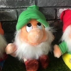 ディズニー　白雪姫　7人の小人　ぬいぐるみ　サンアンドスター　アンティークの画像