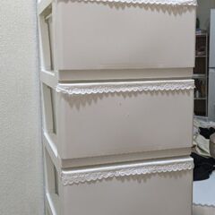 小金井市　ホワイトチェスト　※難アリ