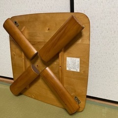 ［取引終了］折りたたみローテーブル①の画像