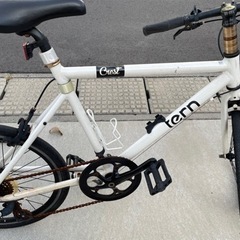 【20%値下げしました】tern　クレスト 白　自転車  ミニヴェロ