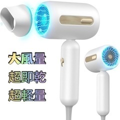 ドライヤー 高速ブラシレスモーター  2億高濃度マイナスイオン ...