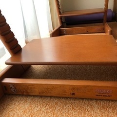 【値下げしました】②TRIPP TRAPP STOKKE トリップトラップ　ストッケ　　ベビーチェア　赤ちゃんの椅子の画像
