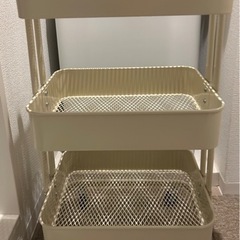 3段ワゴン　収納カート