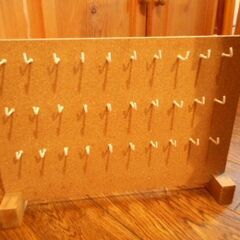 更に値下げ!!!木製フックボードの画像