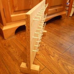 更に値下げ!!!木製フックボードの画像