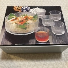 【未使用】そうめん　器　セット