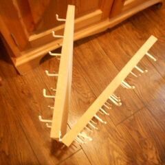 更に値下げ!!木製フックボード（折り畳み）の画像