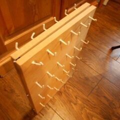 更に値下げ!!木製フックボード（折り畳み）の画像