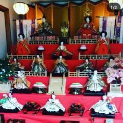 楽天市場】雛人形 7段3段兼用・変形 ひな段 [虹] 40号 間口120cm