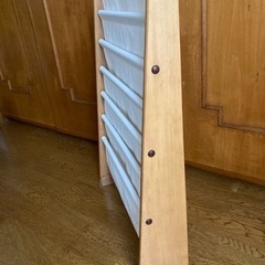 お値下げしました！通販生活 カタログハウス マガジンラックの画像
