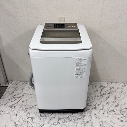 W 18145  Panasonic 一人暮らし洗濯機  8.0kg ◆大阪市内・東大阪市他 6,000円以上ご購入で無料配達いたします！◆ ※京都・高槻・枚方方面◆神戸・西宮・尼崎方面◆生駒方面、大阪南部方面　それぞれ条件付き無料配送あり！