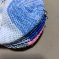 3足組 レディース用 メッシュ編みソックス【未使用】①の画像