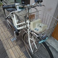 [Panasonic] ViVi City(ビビ シティ)27吋 電動アシスト自転車 6.6Ahバッテリー+充電器(ホワイト)の画像