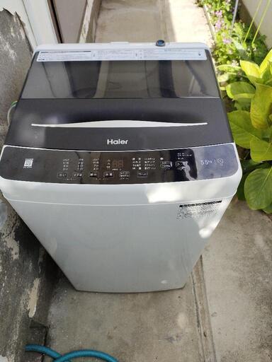 2022年製　ハイアール　5.5㎏　洗濯機　　動作良好　風乾燥コース搭載　Haier